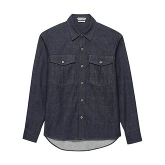 J.W.Anderson Denim Shirts, female, Blue, Size: 2XS JW Anderson Shirts Blue