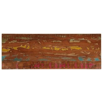 Berkfield Home Table Top 140x60x2.5 cm Rectangular Solid Wood Reclaimed in Brown