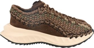Valentino VLogo Suede Crochet Low-Top Sneakers