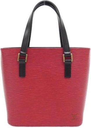 Louis Vuitton Pre-owned Vintage Tote Bag - Dames - Vintage Shopper - Rood - ONE Size - Leer - Vintage