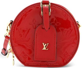 Louis Vuitton Mini Boite Chapeau Bag Monogram Vernis crossbody bag - Red