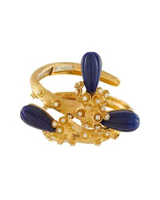 David Webb 18K Lapis Lazuli Bracelet (Authentic Pre-Loved)