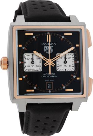 Tag Heuer Monaco Chronograph Automatic Black Dial Watch CDW2150.FC8360