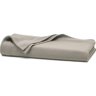 Boll & Branch Essential Organic Cotton Bed Blanket in Pewter at Nordstrom, Size Twin