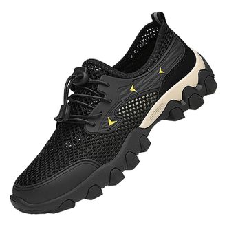 Generic Hiking Shoes Men, Trainers Mens Walking, Sneakers Lace Up Running Shoe Non-Slip Soles Trekking Shoes Mesh Sports Shoe Lightweight Breathable Casual Tr