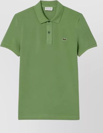 Lacoste polo shirt short sleeves ribbed collar