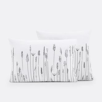 La Redoute Interieurs Kussensloop in katoen, Flore