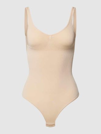 Magic Bodyfashion MAGIC Bodyfashion Body aus nahtlosem Gewebe mit Shape-Effekt in Beige, Gr&ouml;&szlig;e S
