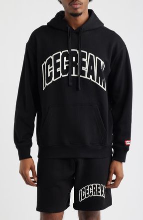 Icecream Soda Pop Graphic Hoodie in Black at Nordstrom, Size Xx-Large