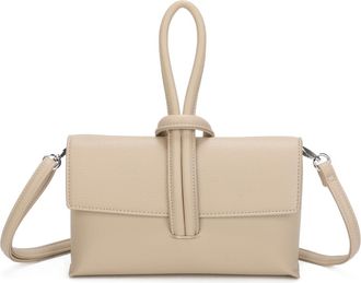 Generic Womens PU Leather Crossbody Clutch Purse with Wrist Loop & Adjustable Shoulder Strap, Small Flap Handbag for Everyday, Party & Travel Fully Lined Fash