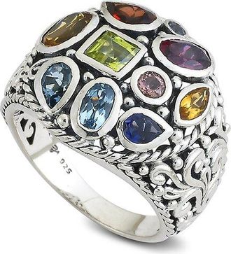 Samuel B. Silver 2.79 Ct. Tw. Gemstone Ring