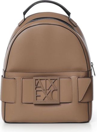 A|X Armani Exchange Zaino in similpelle - - Bags - Donna - Marrone - ONE SIZE