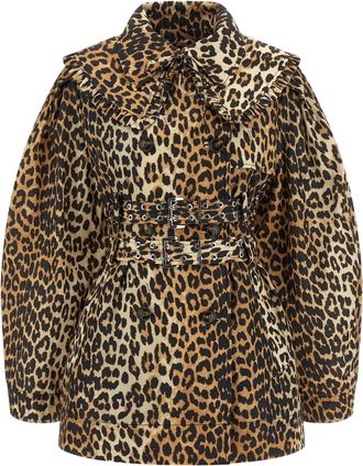 Ganni Ganni Recycled Polyamide Womens Coat