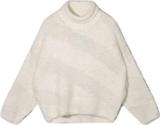 10 Days Loop Knit Sweater - Dames - Coltruien - Beige - S - Polyester - Truien & Vesten