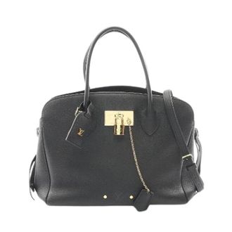 Louis Vuitton Pre-owned Mira MM Taurillon Leder 2way Tote Bag - Dames - Pre-owned - Zwart - Maat: ONE Size