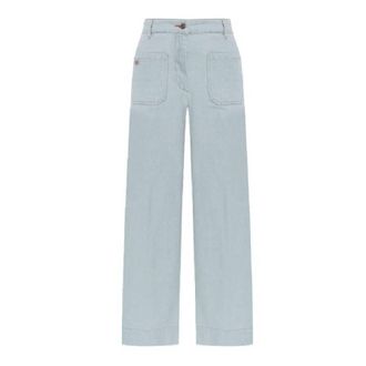 Victoria Beckham Alina Cotton Denim Jeans, Waist Size 24