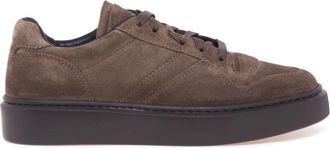 Doucal's Hugh Sneaker - Heren - Sneakers - Bruin - 45 EU - Leer - Schoenen