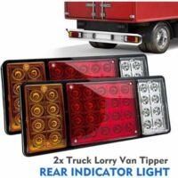 OEM Adecuado Para Un Conjunto De Dos Luces Traseras, Luces De Freno E Intermitentes De 12 V Y 36 Led Para Autom&oacute;viles Aplicable A Camiones, Remolques, Aut