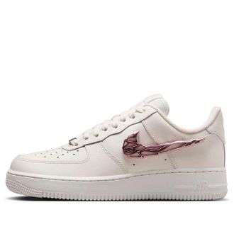 Nike (WMNS) Nike Air Force 1 Low Liquid Metal Swoosh Metallic Pink IF1686-161