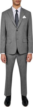 W.R.K Mens Slim Fit Performance Suit in Charcoal at Nordstrom, Size 36R