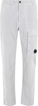 C.P. Company Corduroy Lens Cargo Pants - Heren - Slim Fit Broeken - Grijs - XL - Katoen - Broeken