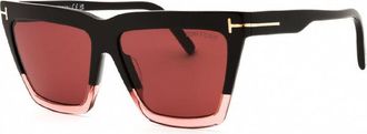 Tom Ford FT1110 50Z Shiny Dark Brown/Transparent Brown/Mauve