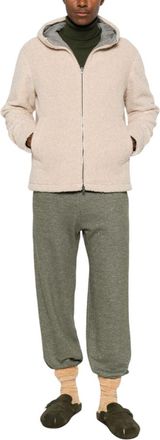 Herno Beige Textured Hood Jacket