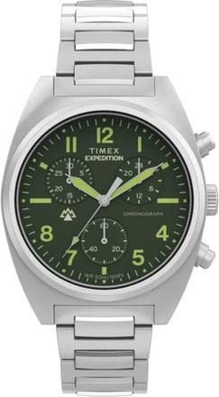 Timex Capstone Chronograph Quartz Green Dial Mens Watch TW2Y61300
