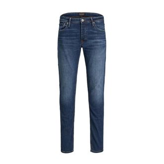 Jack & Jones Heren, Jeans, Blauw, Maat: W33 Katoen