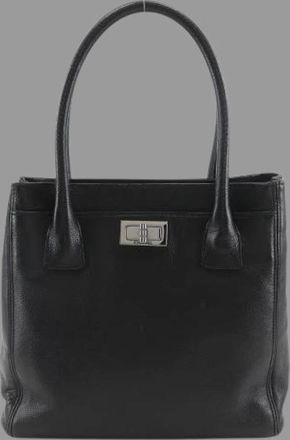 Chanel Pre-owned Tote Bags, female, Black, Size: ONE SIZE Pre-owned Executive Caviar Tote Bag