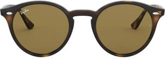 Ray-Ban Heren Acetaat Herfst/Winter Brillencollectie - Heren - Zonnebrillen - Bruin - 49 MM - Accessoires
