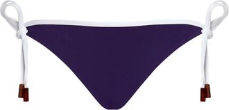 Vilebrequin Florly Bikini Bottom met Strik aan de Zijkant - Dames - Bikinis - Paars - M - Badmode