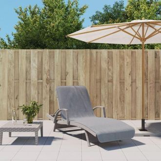 vidaXL Toallas De Playa 2 Uds Tela Gris 400 G/m&sup2; 75x200 Cm Vidaxl