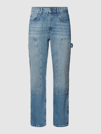EightyFive Jeans mit Ziertaschen Modell Carpenter in Jeansblau, Gr&ouml;&szlig;e 33
