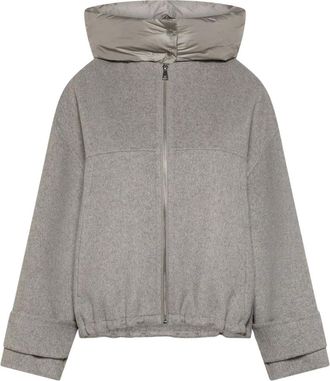 Seventy Abrigo con capucha desmontable - Jackets - Mujer - Gris - XS