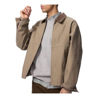 Uniqlo Zip-Up Short Blouson Brown 478230-34