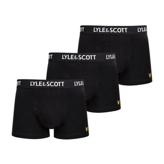 Lyle & Scott Uomo, Mutande, Nero, S, new