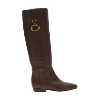 Guess Elliana Laarzen - Dames - Schoenen - Bruin - Maat: 37 EU Leer