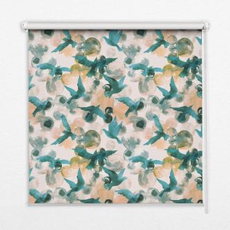 Tulup Tenda A Rullo Interna Per Finestra - Tenda Filtrante Luce - Tenda Privacy - Tenda Decorativa Rettangolare - Rullo Per Interni - (100 Cm X 100 Cm) - Uc