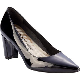 Walking Cradles Samantha Black Patent W-116010-008 Womens