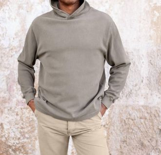 Alex Crane Caza Long Sleeve Hoodie In Clay
