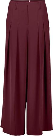 Vera Mont Broeken, Dames, Rood, 3Xl, Elegante Plooibroek