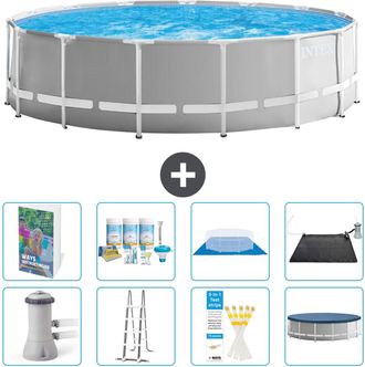 Intex Piscina Prism Frame Redonda - 457x122 Cm - 9-piezas S632