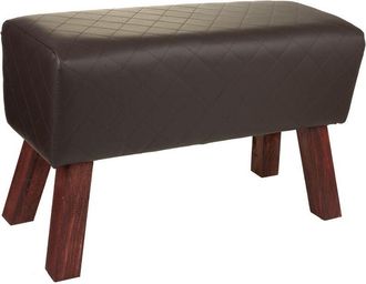 Wanderlust Deco Wanderlust Deco - Taburete Tapizado Marr&oacute;n 72x30x47