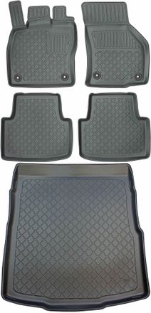 OEM Volkswagen Passat B8 Sed&aacute;n Desde Diciembre De 2014. Juego De Alfombrillas Para Coche Y Maletero