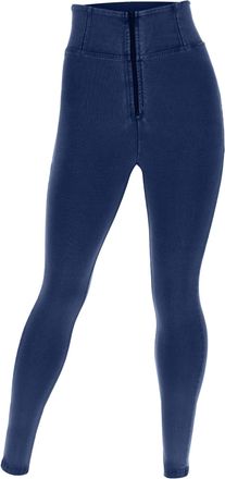 Freddy Leggings FREDDY Leggings WRUP1HC002NS, Damen, Gr. L, EURO, blau (schwarz jeans, schwarz seams), Obermaterial: 84% Baumwolle CO. 16% Elasthan EL., Hose