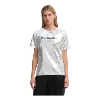 The Kooples Dames, Tops, Grijs, Maat: M