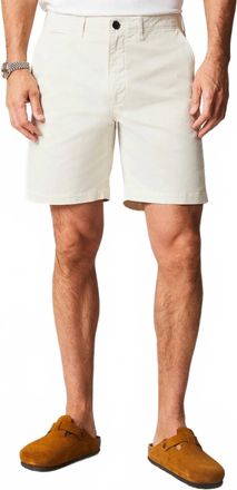 Billy Reid Mens Chino Short In Egg Shell