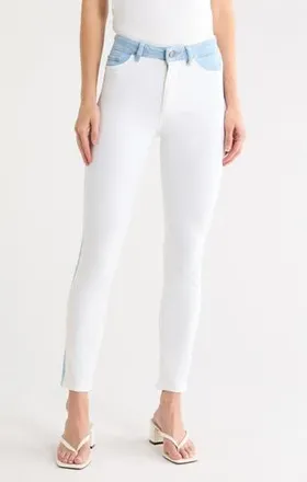 DL1961 Farrow High Waist Crop Skinny Jeans in Abis at Nordstrom Rack, Size 25