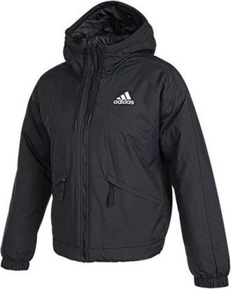 adidas (WMNS) adidas Back to Sport Thermal Hooded Jacket Asia Sizing Black GT6593